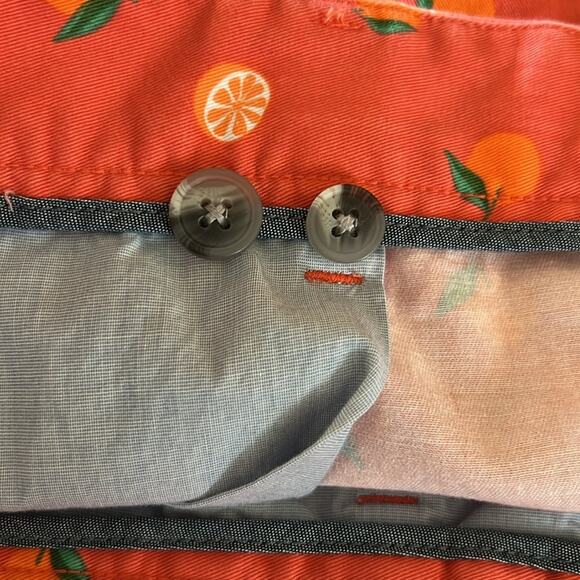 Hawker Rye Men's Chino Shorts Oranges 9" Inseam Big & Tall Size 44 Flat Front - Picture 7 of 7